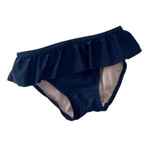 Tea Collection Ruffle Swim Bottoms - Navy Blue - 4T
